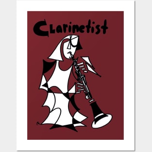 Clarinetist (Female) by Pollux Posters and Art